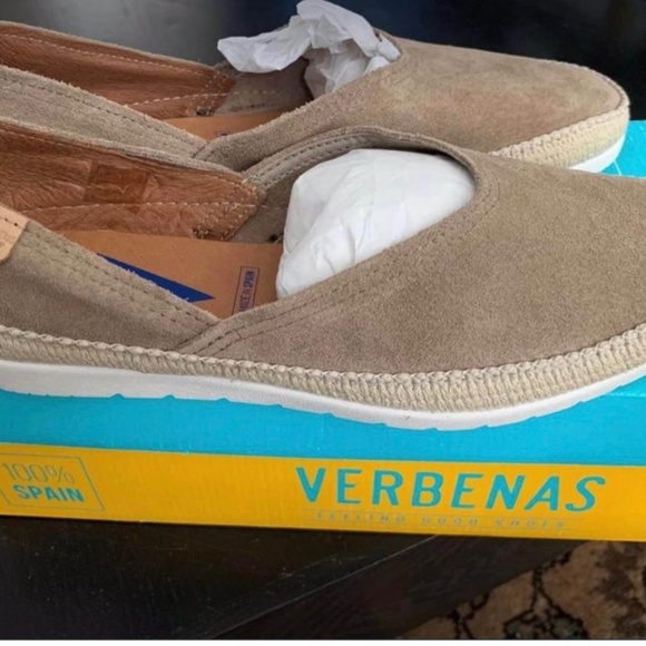 New in box size 39 Handmade in Spain Suede Leather shoe size 8.5/9 womens - Picture 1 of 8